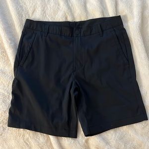 Performance material shorts